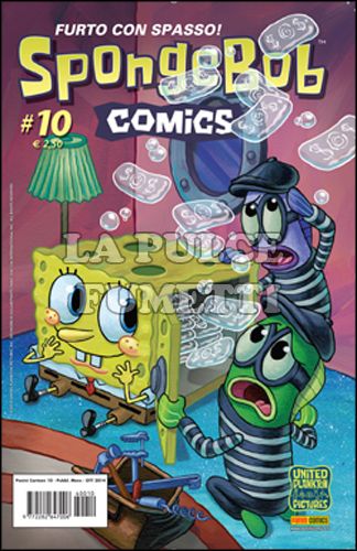 PANINI CARTOON #    10 - SPONGEBOB COMICS 10